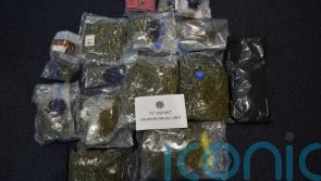 Two people arrested after 127,000 euro worth of cannabis seized in Dublin
