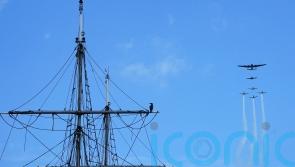 Second World War planes fly over Dublin as part of Irish Air Corps Veterans Day