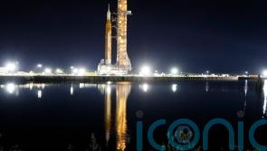 Nasa&rsquo;s moon rocket moved to launch pad ahead of debut flight