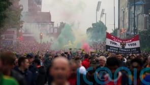 Thousands of Man Utd fans protest against Glazer family before Liverpool clash
