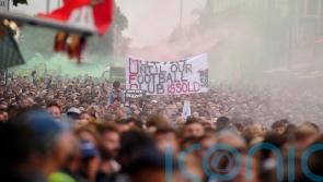Thousands of Man Utd fans hold anti-Glazer protest before Liverpool clash
