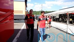 Carlos Sainz leads Ferrari one-two in Belgian Grand Prix practice