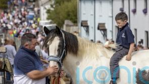 Crowds gather in Northern Irish seaside town for historical market fair