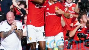 Marcus Rashford and Antony help Man Utd end Arsenal&rsquo;s winning start in thriller