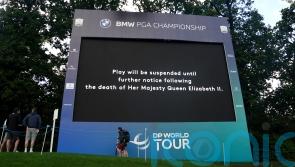 BMW PGA Championship postponed on Friday as golf pays its respects to the Queen