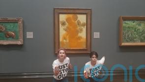 Climate protesters arrested after throwing tomato soup on Van Gogh masterpiece
