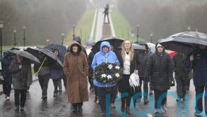 Families of missing victims of the Troubles walk in memory of loved ones