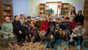 Dog used to comfort Ukrainian children traumatised by Russian war
