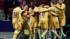 Barcelona go three points clear as Ousmane Dembele strike downs Atletico Madrid