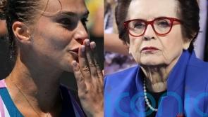 Aryna Sabalenka advances in Melbourne as Billie Jean King wants Wimbledon change