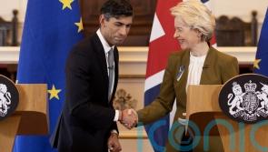 Ursula von der Leyen and &lsquo;dear Rishi&rsquo; unveil a new relationship