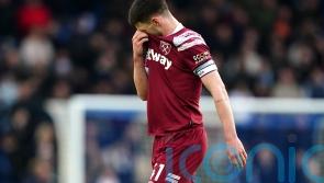 Declan Rice apologises to West Ham fans following heavy defeat at Brighton