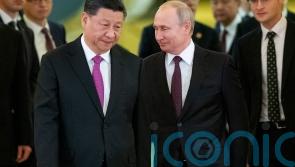 Chinese leader Xi Jinping arrives in Moscow for meeting with Vladimir Putin