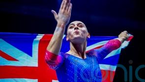 Jessica Gadirova retains European floor title to complete golden treble