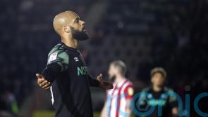 David McGoldrick&rsquo;s brace keeps Derby in play-off hunt