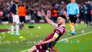 David Moyes hails Declan Rice&rsquo;s &lsquo;Roy of the Rovers&rsquo; goal in West Ham win