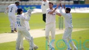 Steve Smith gets a good view as team-mate Ollie Robinson shines for Sussex