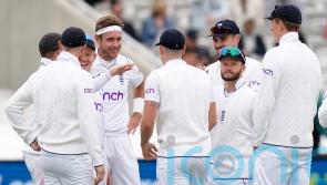 Ireland dig in after England seamer Stuart Broad rips through top order