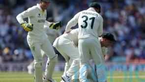 India bid hit by stunning Cameron Green catch after Australia set record target