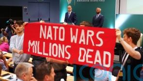 Tanaiste criticises protesters removed by gardai from security forum