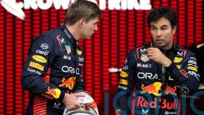 Sprint winner Max Verstappen claims team-mate Sergio Perez pushed him off track