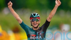 Jai Hindley wins Tour de France stage five to take yellow jersey