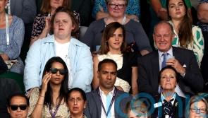 Lewis Capaldi and Emma Watson were among stars at Wimbledon women&rsquo;s final