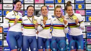 Katie Archibald honours late partner Rab Wardell with World team pursuit gold