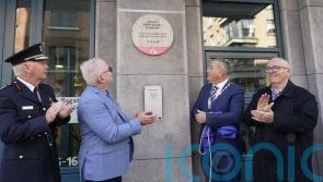 Firefighter who died on duty honoured by Tara Street Station plaque