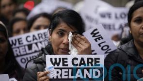 &lsquo;Heartbroken&rsquo; migrant health workers protest outside Leinster House