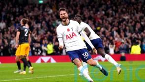 Rodrigo Bentancur back in full training but weeks away from Tottenham return