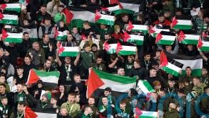 Celtic fans defy club and display Palestine flags at Atletico Madrid match
