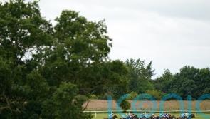 Member of ground staff at Carlisle knocked over leaving track at the start