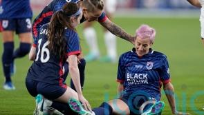 Megan Rapinoe suffers injury just three minutes into final match of her career