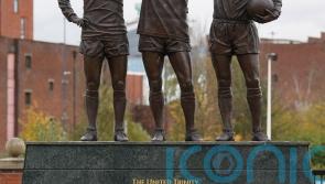Fans flock to Old Trafford to pay final tribute to Sir Bobby Charlton