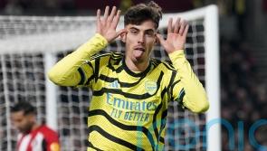 Late Kai Havertz goal sees Arsenal beat Brentford to reach Premier League summit