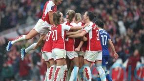 Arsenal join Chelsea at top of WSL after impressive win in front of record crowd