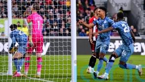 Ollie Watkins says his goal celebration was sparked by abuse from Brentford fan