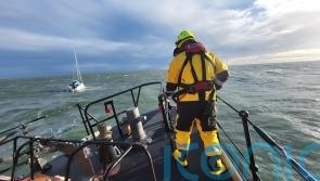 Two people rescued after yacht blown away from Irish coast