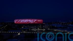 Bayern Munich light up Allianz Arena in honour of Franz Beckenbauer