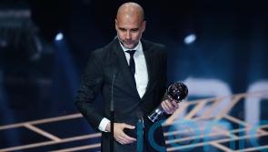 Manchester City boss Pep Guardiola named best men&rsquo;s coach at FIFA awards