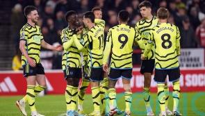 Arsenal cut gap to leaders Liverpool after labouring to win at Nottingham Forest