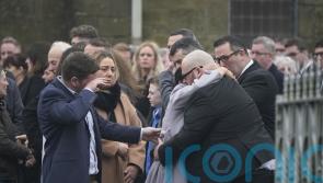 Mourners gather for funeral of six-year-old Matthew Healy
