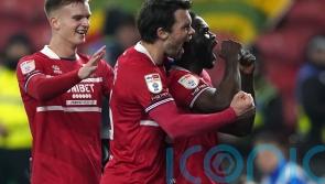 Middlesbrough end wait for a home league win by beating 10-man Norwich