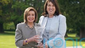 Pelosi warns &lsquo;democracy at stake&rsquo; during visit to Ireland