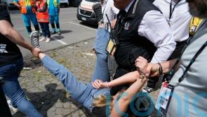 Climate protesters delay Madison Keys&rsquo; win over Sorana Cirstea in Rome