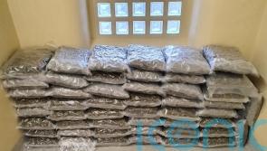 Suspected cannabis worth one million euro seized in Co Meath