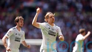 Crawley celebrate promotion with play-off victory over Crewe