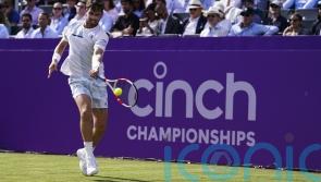 Cameron Norrie aced by big-serving Milos Raonic in first round at Queen&rsquo;s