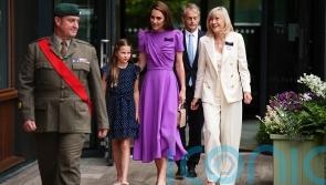 Kate attends Wimbledon men&rsquo;s final with Princess Charlotte